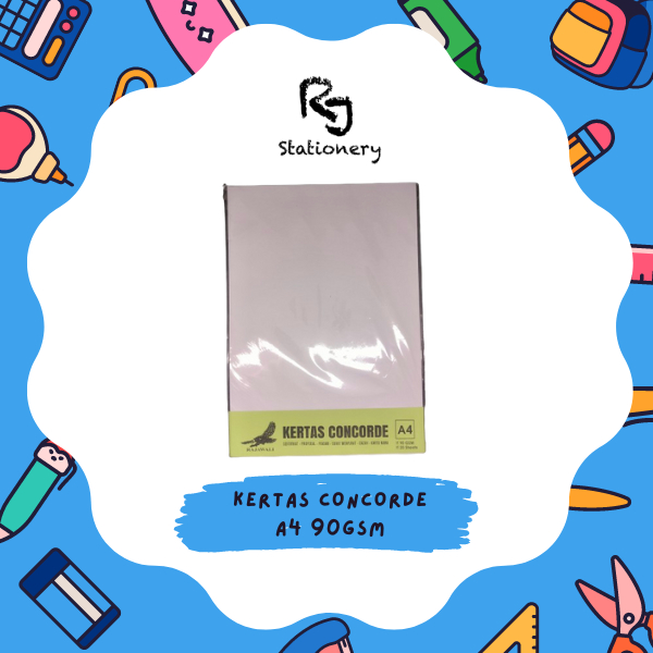 

Kertas Concorde 90 gsm / Kertas Sertifikat 90 gsm A4