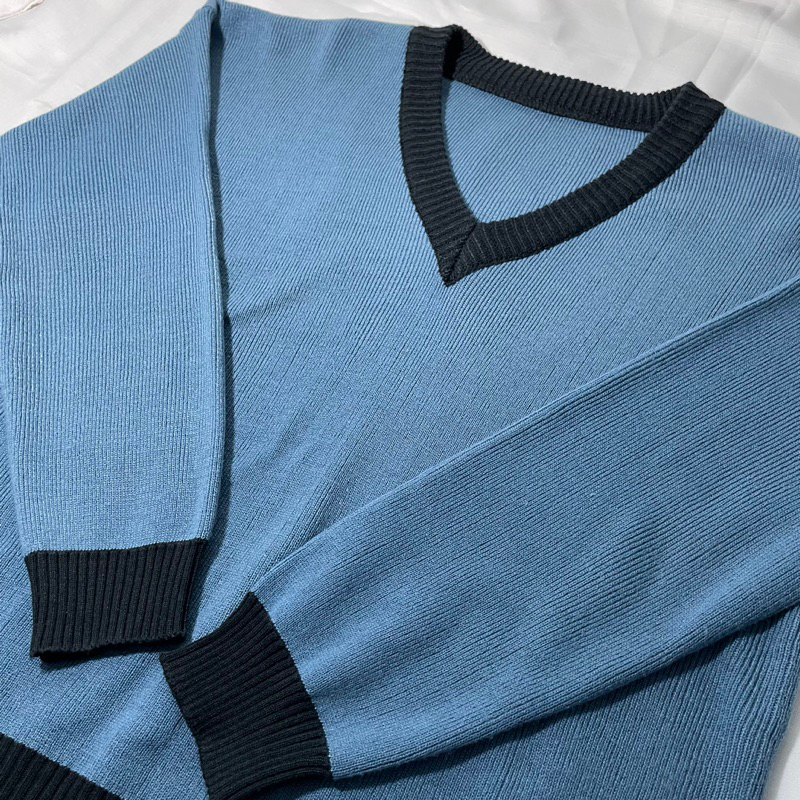 AslahStyle - Irene Blue / Atasan Wanita / Knitwear