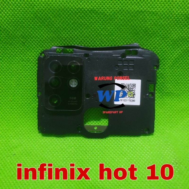 PENUTUP MESIN KACA KAMERA INFINIX HOT 10 X682 ORI COPOTAN NORMAL