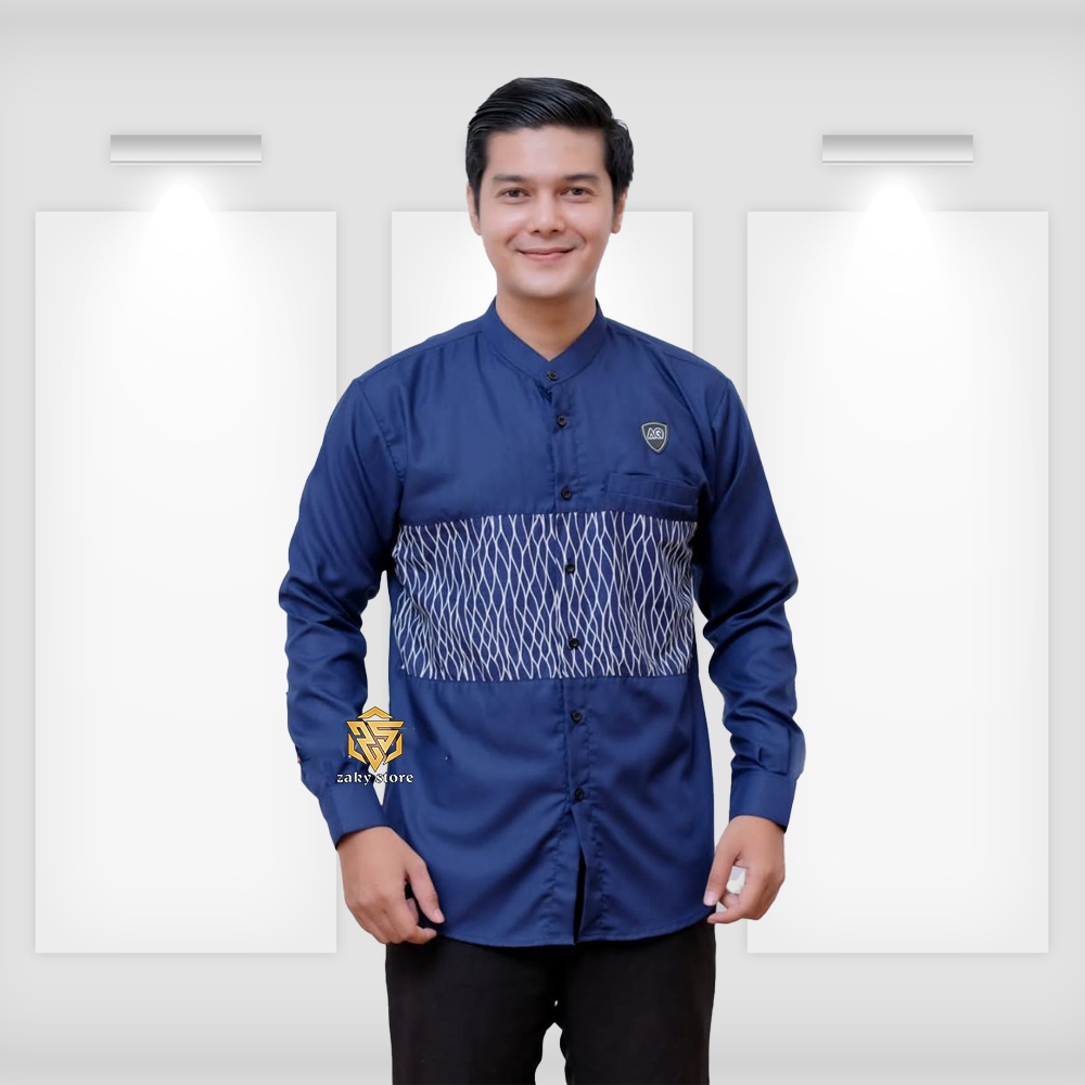 KOKO KOMBINASI BATIK MOTIF NAKULA PRODUCT ORIGINAL BY AL QORNI