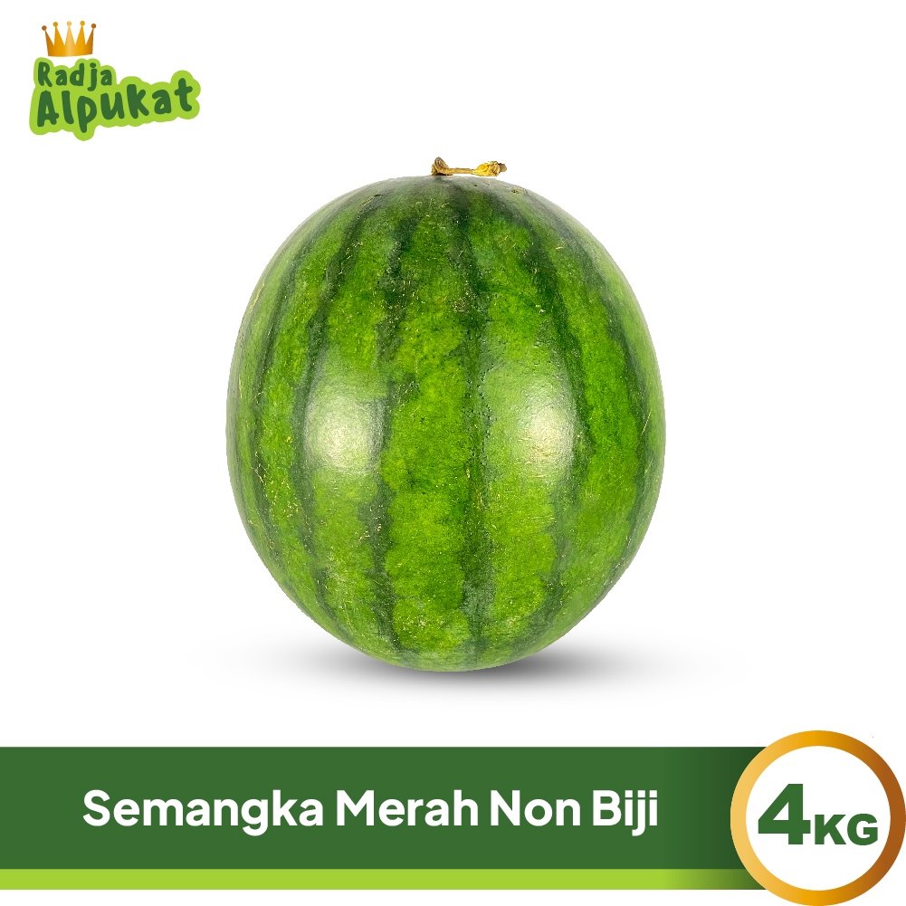 

Semangka Merah Besar Seedless (Tanpa Biji) - 4 KG