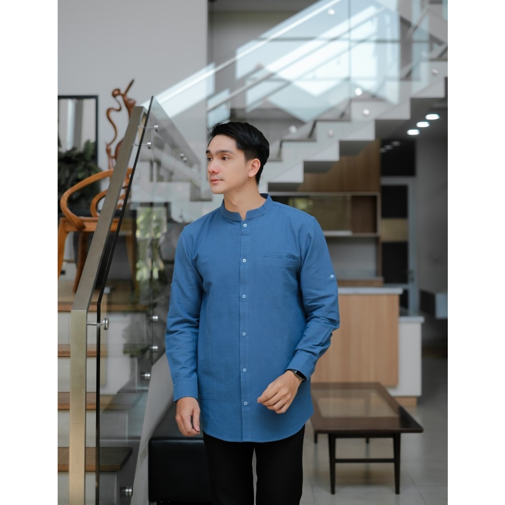 Baju Koko Pria kemko pria lengan panjang / kemko panjang premium