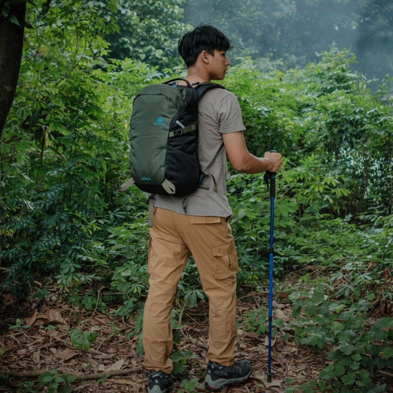 Tren Kekinian Greenforest Lizard Backpack Outdoor  Daypack Tas Ransel 35L Slot Laptop Pria dan Wanit