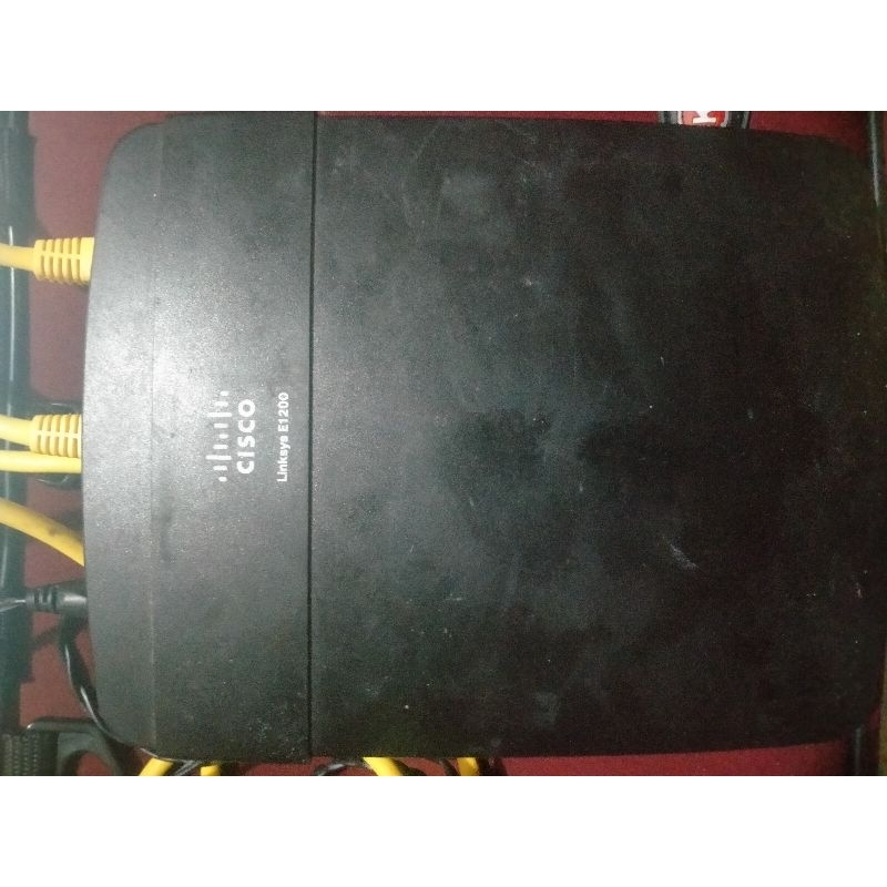 Cisco Linksys E1200 unit normal tanpa adaptor