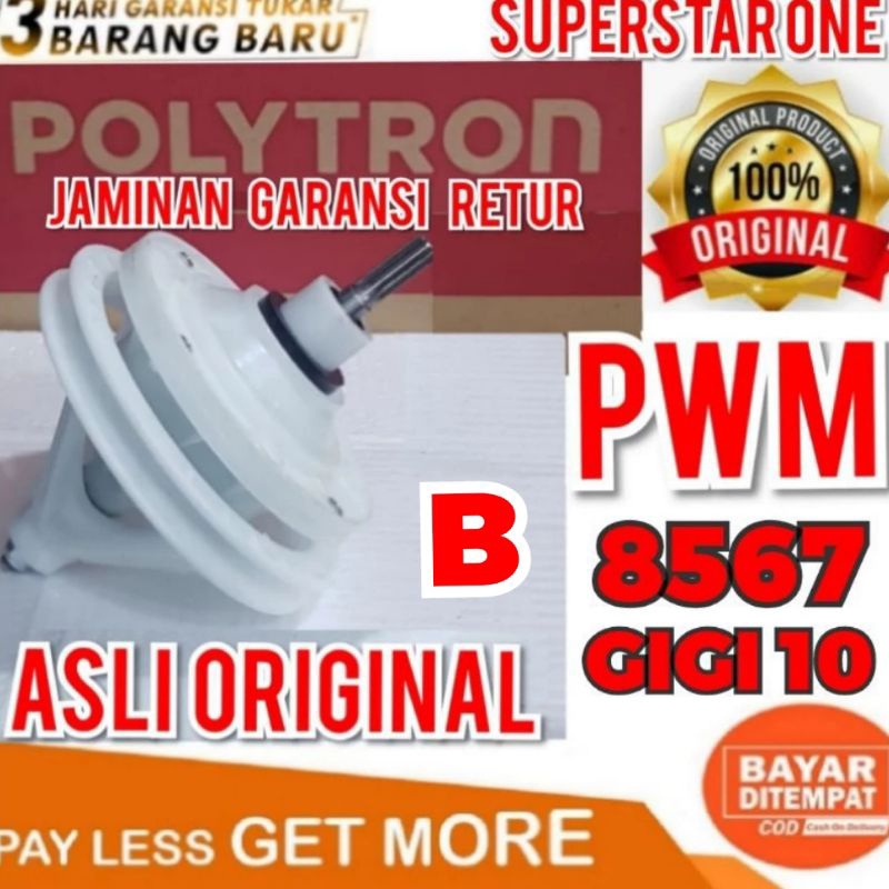 Gear Box polytron mesin cuci PWM 8567 mesin cuci PWM 8567