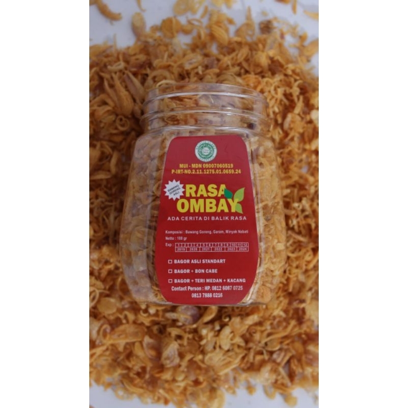 

Rasa Ombay Bawang goreng samosir - bawang goreng brebes