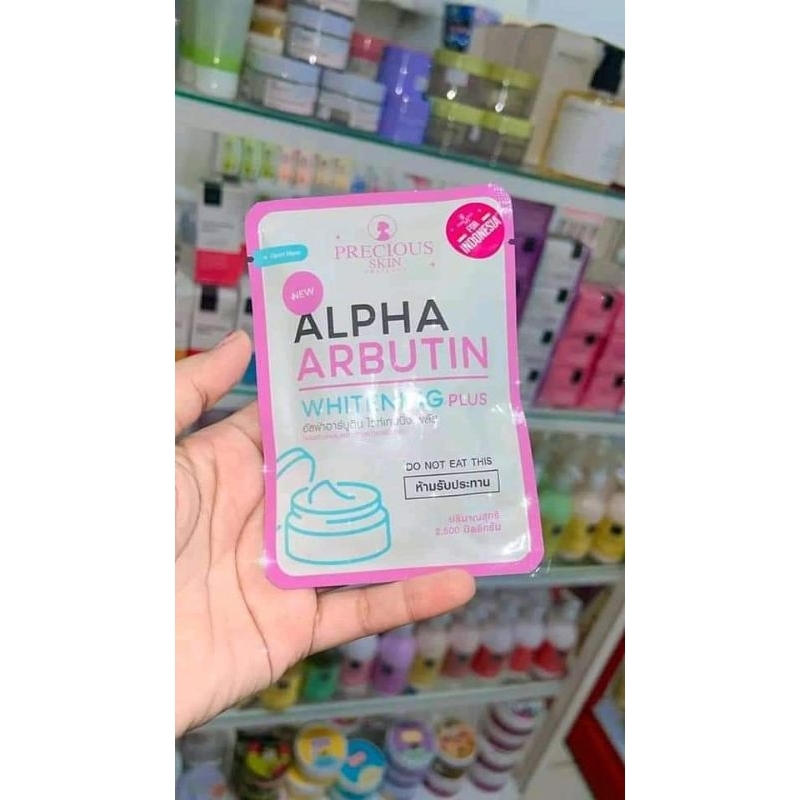 PRECIOUS SKIN ALPHA ARBUTIN 3+ COLLAGEN BUBUK LOTION Kapsul Alfa Arbutin Campuran HB