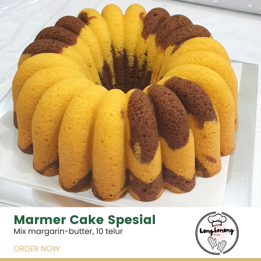 

Kue Marmer Cake / Marble Cake Spesial By Longkenong