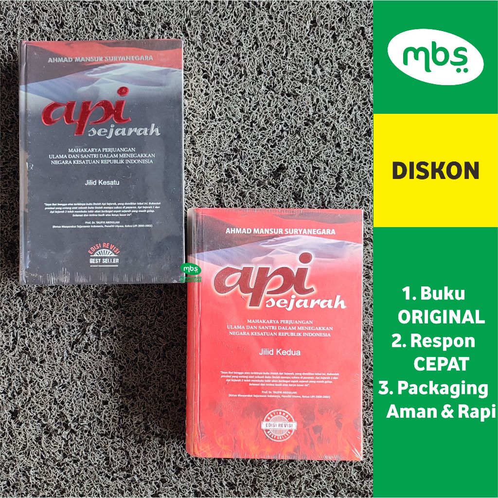 PAKET BUKU API SEJARAH 1 & API SEJARAH 2 - Ahmad Mansur Suryanegara