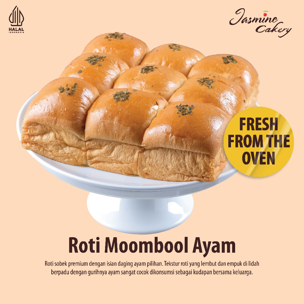 

Roti Moombool Rasa Ayam Isi 9 Pcs