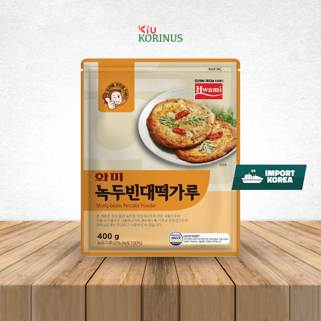 

K- Hwami mung beans pancake powder /Bubuk Kacang Hijau Korea 400gr