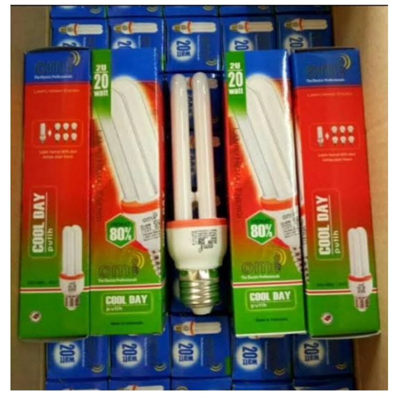 Lampu PLC Omi 2U Jari Lampu PLC Valid 2U Jari 20Watt