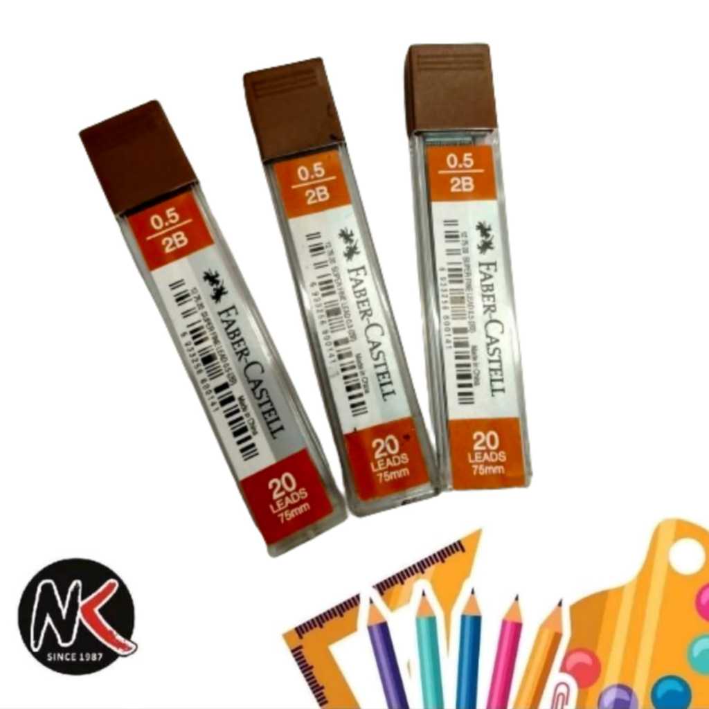 

Refill/Isi Pensil Mekanik FABER CASTELL 0.5 dan 0.7