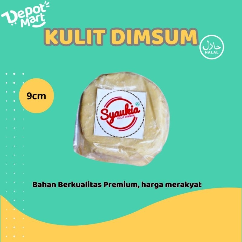 

Kulit Dimsum/Pangsit/Gyoza/Swekiau/Siomay Bulat Crm Depot Kuliner