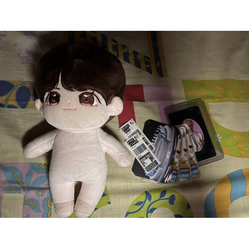 Set nct wayv Hendery doll / omodoki doll 20cm + pc & sticker