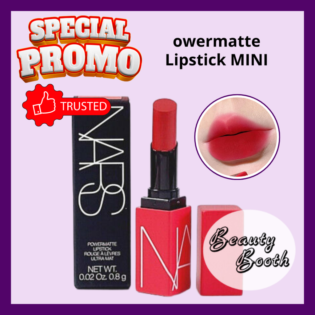 NARS Powermatte Lipstick MINI 132 DRAGON GIRL | Lipstik Nars - Beauty Booth Beautybooth