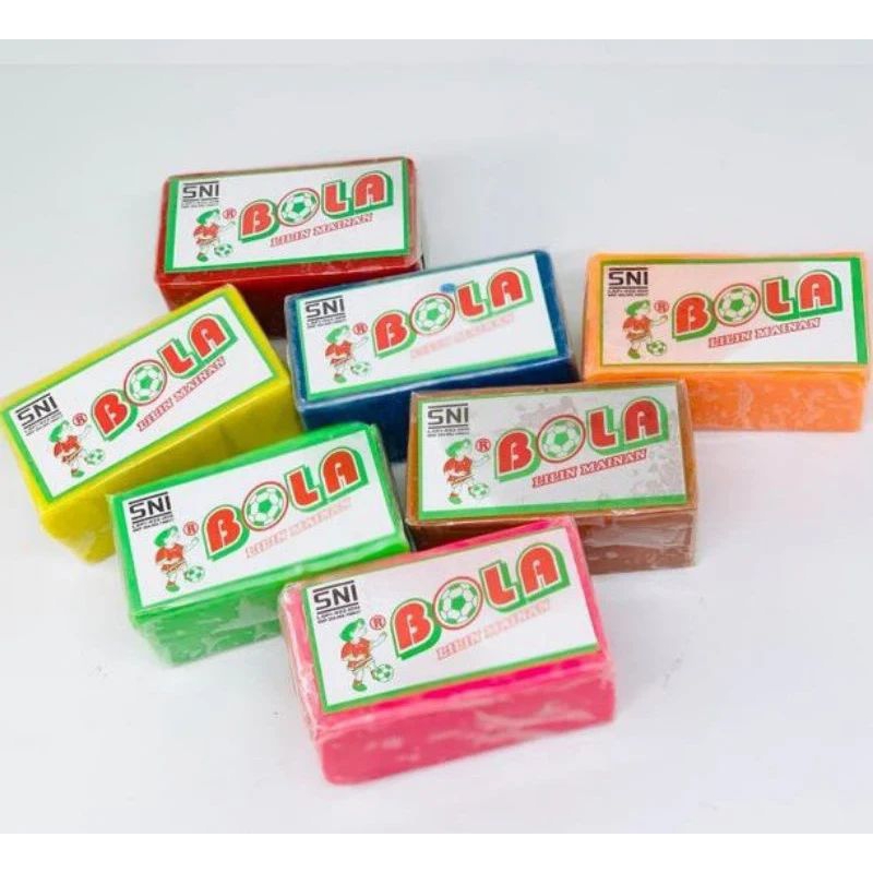 Lilin plastisin jumbo merk bola / lilin mainan anak ukuran besar