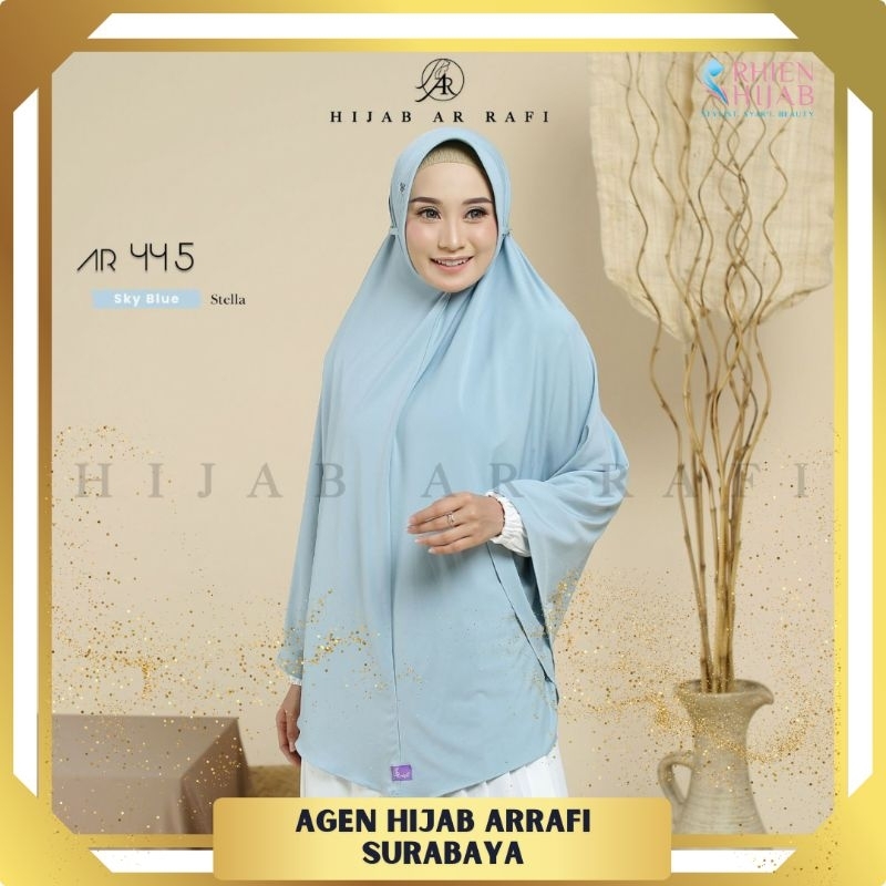 Hijab Arrafi : AR 445 Hijab instan Jumbo Syari Hijab Tali Jilbab Jumbo Jilbab Instan
