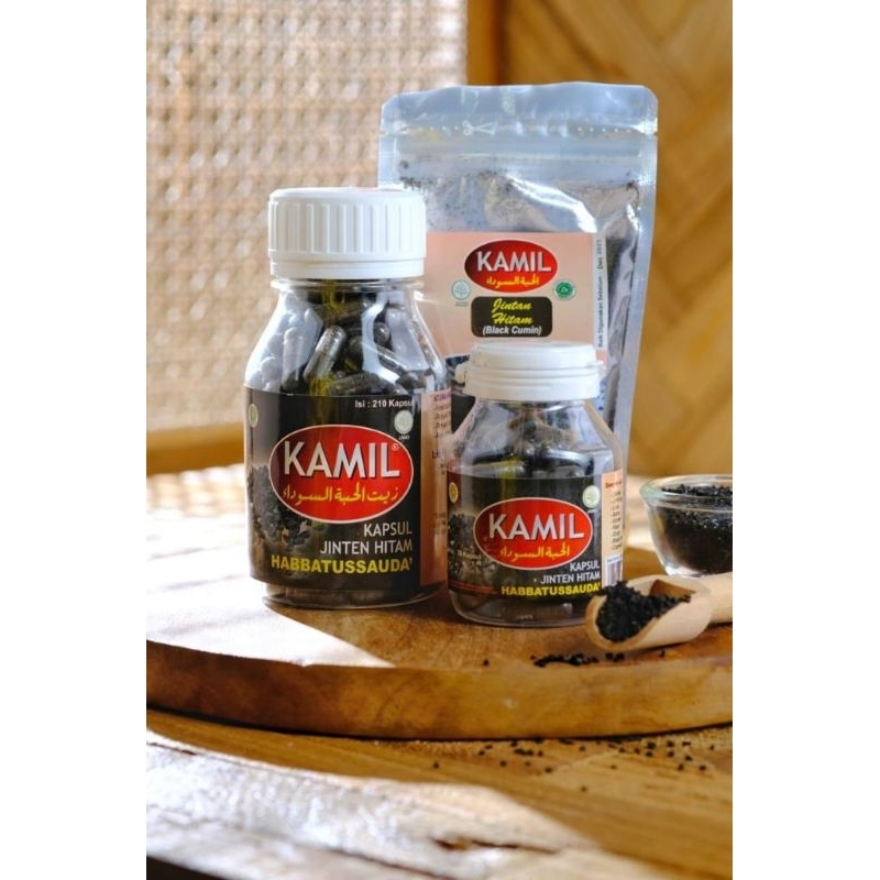 Kapsul Serbuk Jinten Hitam Kamil