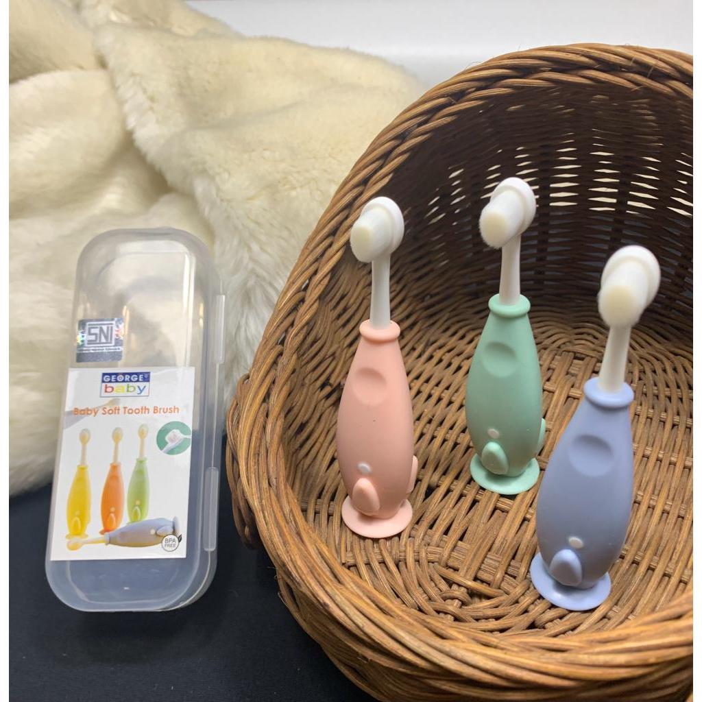 George Baby - Toothbrush Rocket - 3 color - SST - Sikat gigi anak