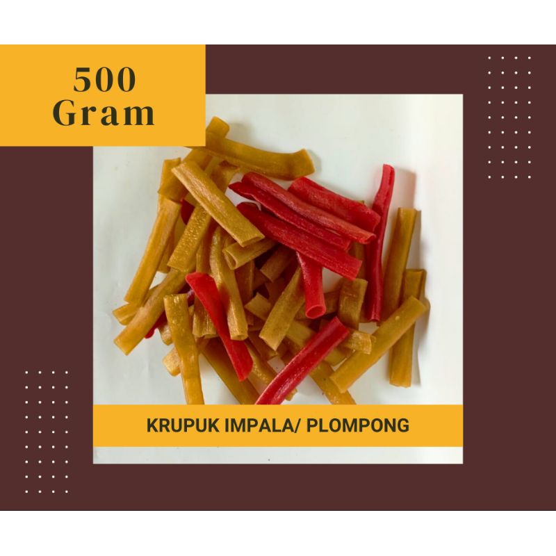 

Kerupuk Impala Plompong mentah Eceran 500 Gram