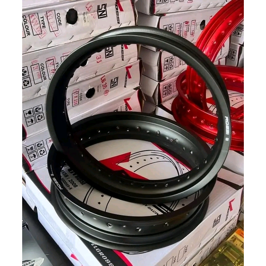 VELG ROSSI Rossy SPRINT XD 300 350 RING 17 36H SUPERMOTO BLACK ROSSI XD ORIGINAL R17 velk sumo klx c