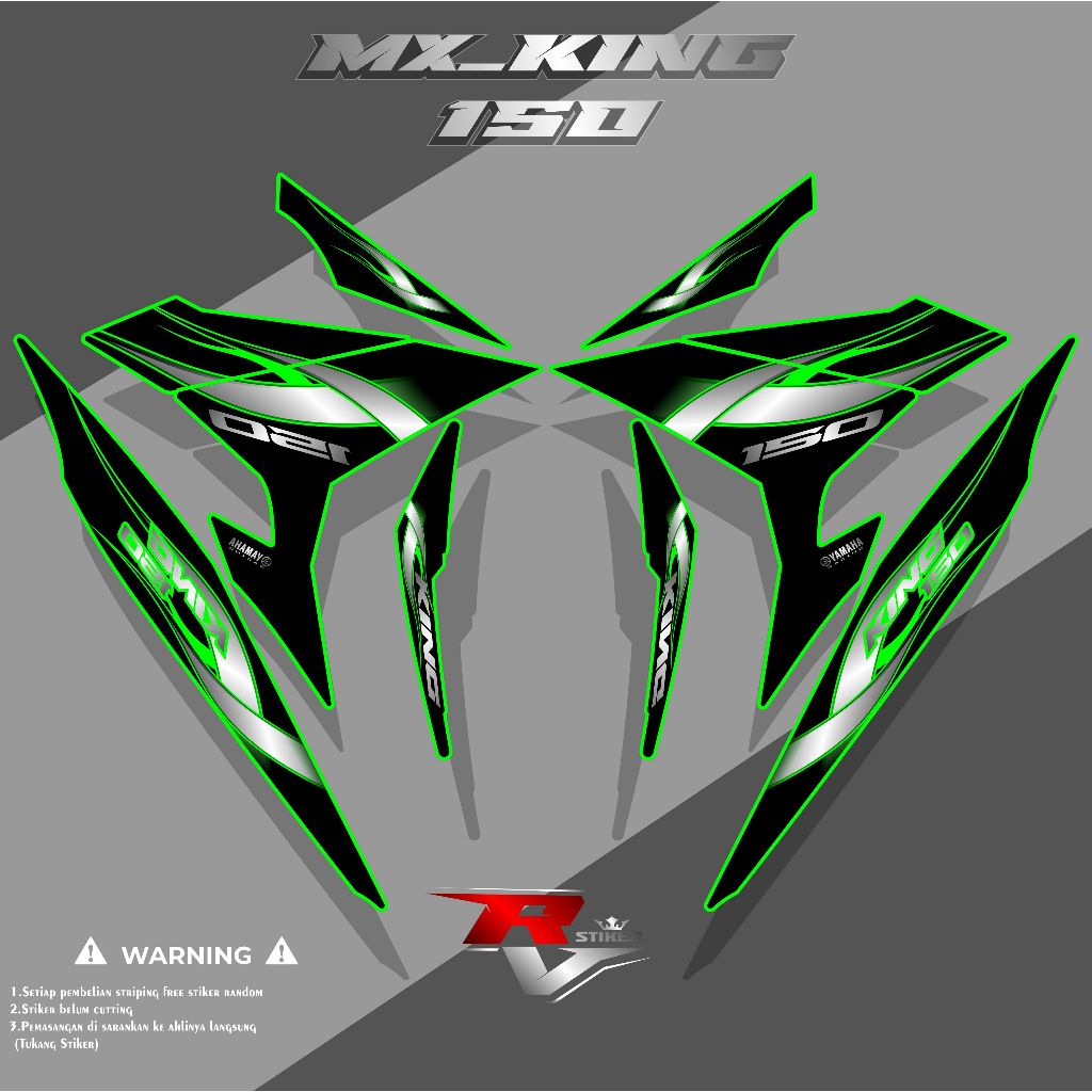 STRIPING/STIKER MX-KING 150/STIKER MOTOR MX-KING 150 TERBARU