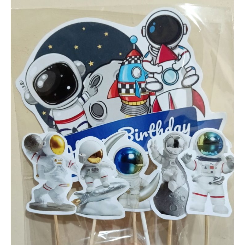 HIASAN KUE ASTRONOT / CAKE TOPPER ASTRONOT / ASESORIS KUE ASTRONOT / TOPER KUE ASTRONOT / DEKORASI K