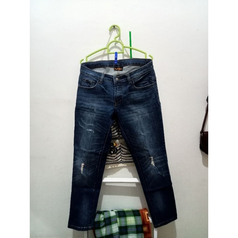 Celana Jeans Preloved Merk Dust UK XXXL