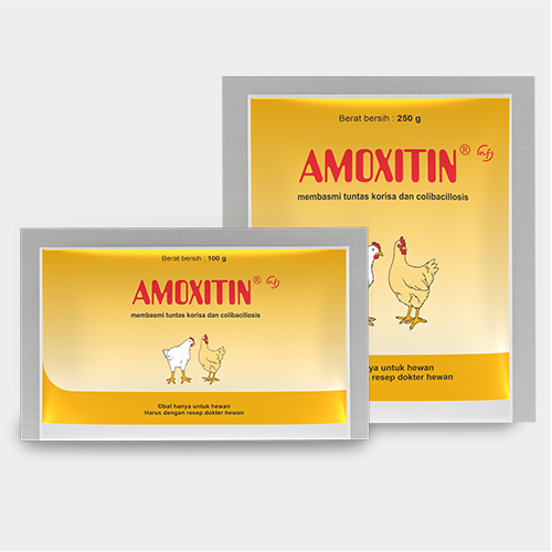 Amoxitin 250gr Obat Pencernaan Pernafasaan Ayam - Medion