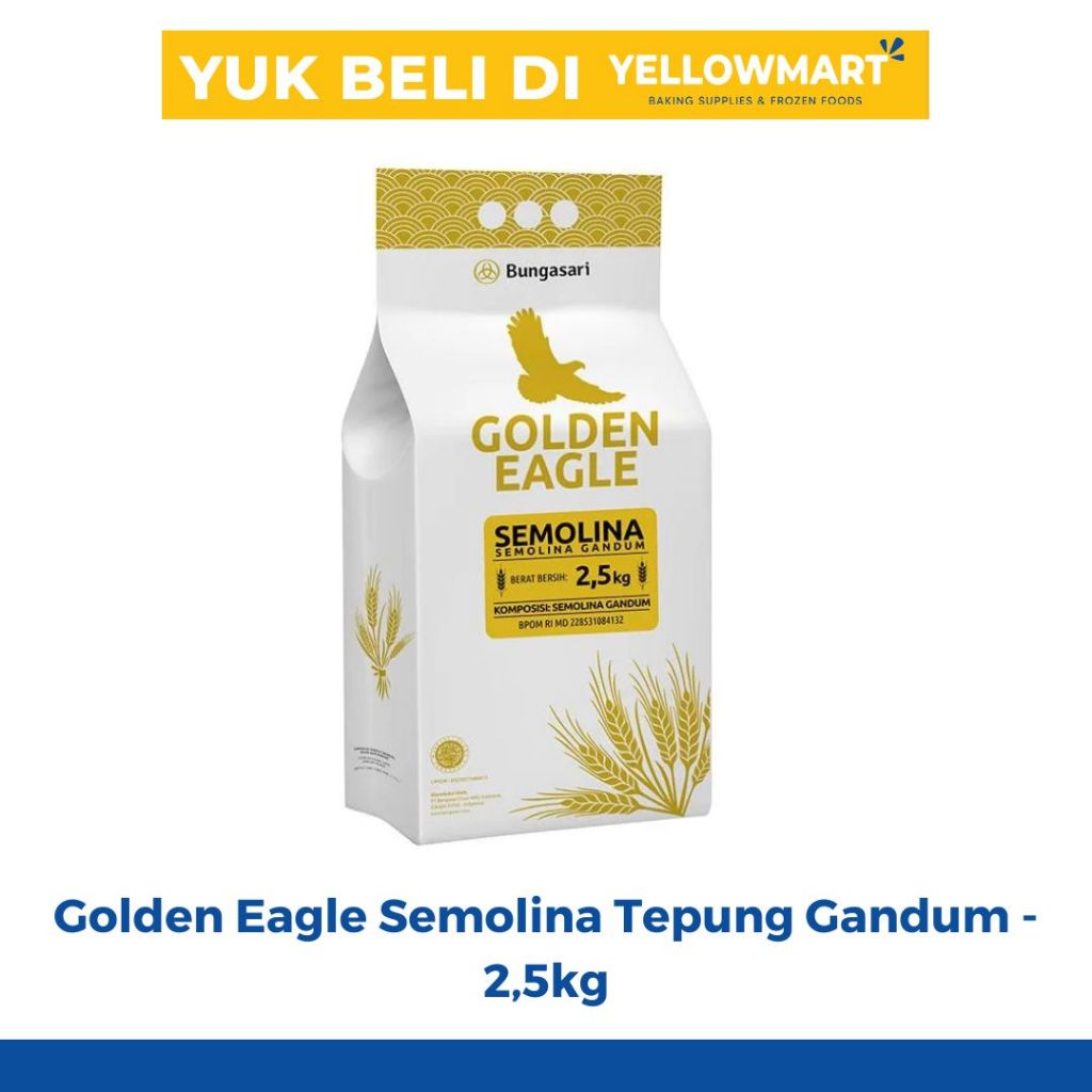 

Golden Eagle Semolina Tepung Gandum - 2,5kg