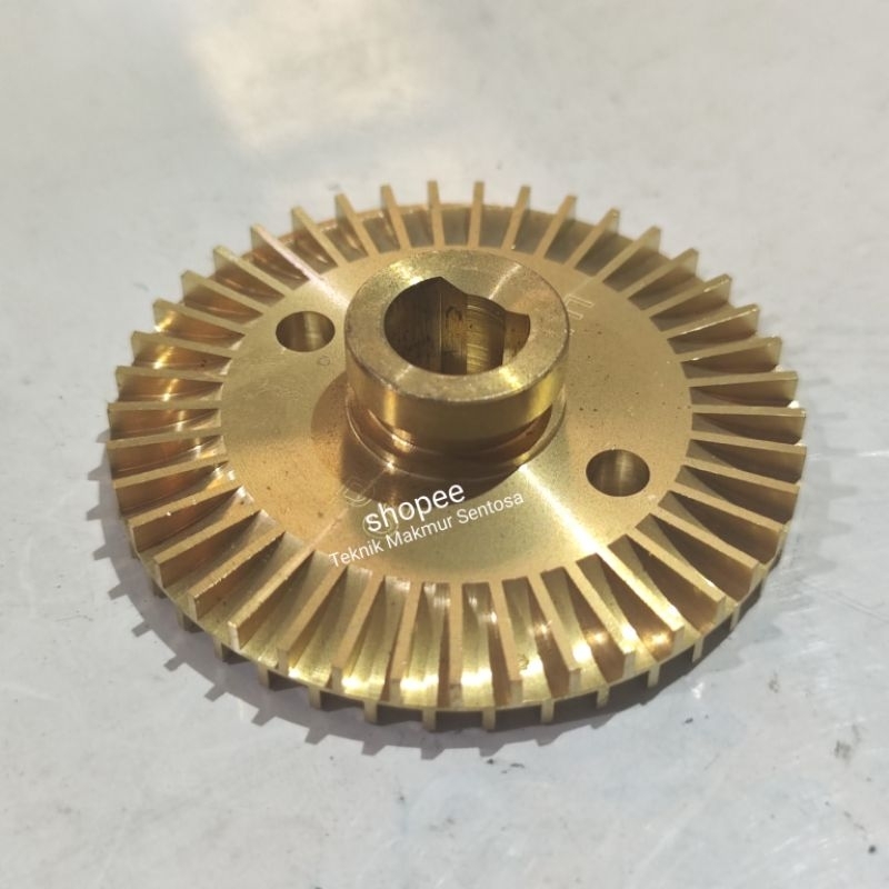 Impeller Kuningan Mesin Pompa Air Shimizu PS128 Impeler Water Pump PS 128