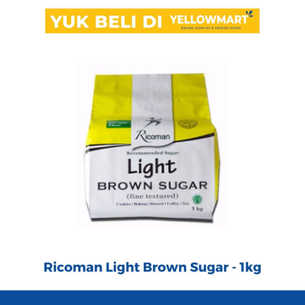 

Ricoman Light Brown Sugar - 1kg