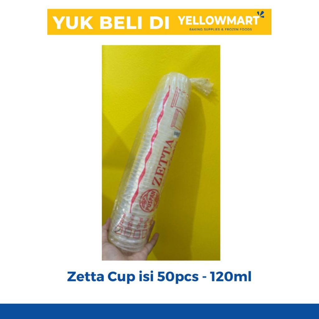Zetta Cup isi 50pcs - 120ml