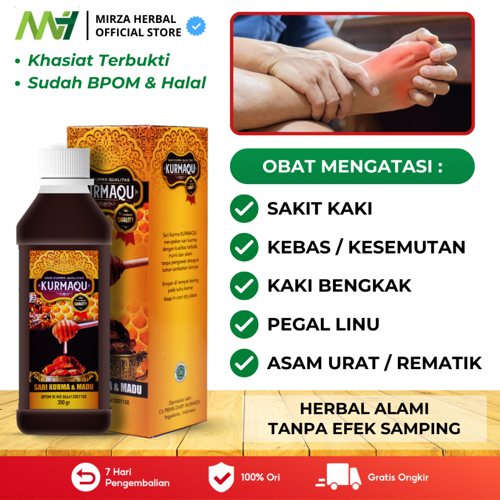 Obat Sakit Kaki Bengkak Asam Urat Nyeri Sendi Rematik Kaki Panas Kebas Kesemutan Pegal Linu Sari Kur