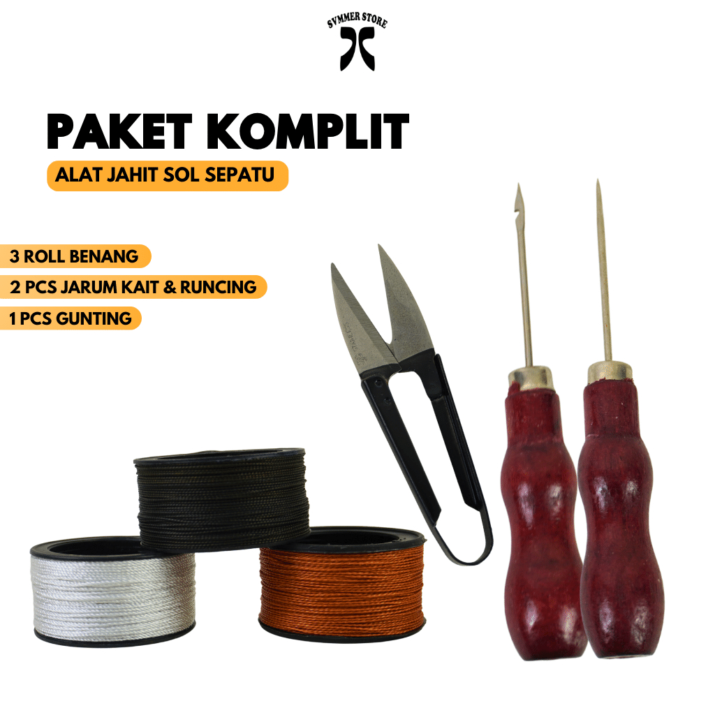 TERLARIS Alat Jahit Sol Sepatu / Pembolong Sepatu Runcing Pembolong Sepatu Dengan Kait 2025