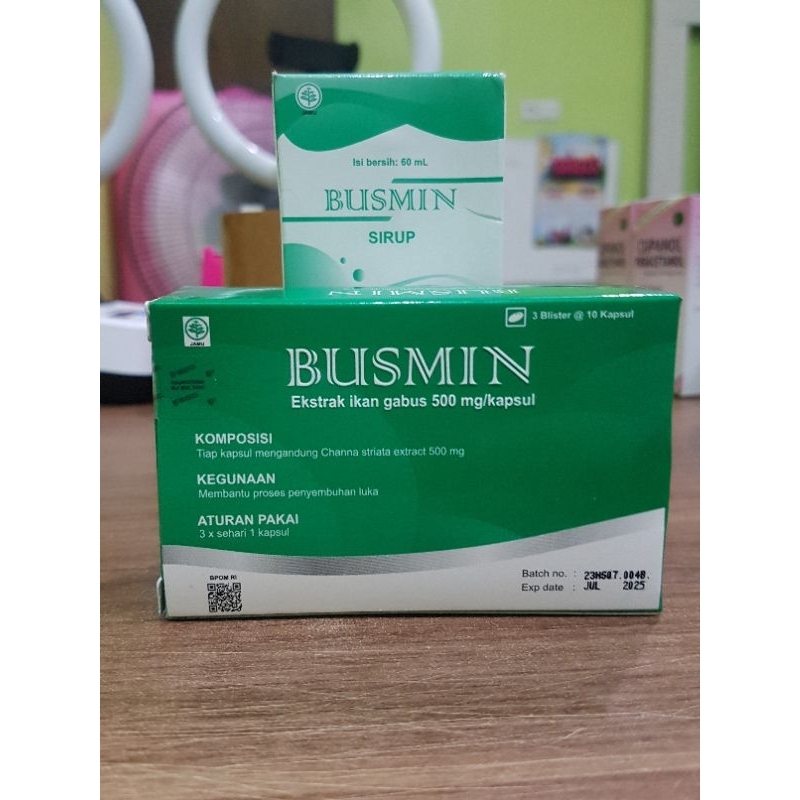 BUSMIN SIRUP & BUSMIN KAPSUL / SUPLEMEN