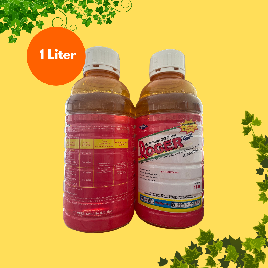 HERBISIDA SISTEMIK ROGER 480SL 1 LITER