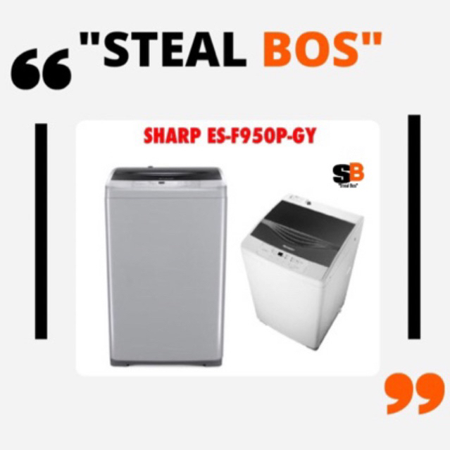 SHARP mesin cuci 1 tabung f 950 y mesin cuci sharp 1 tabung