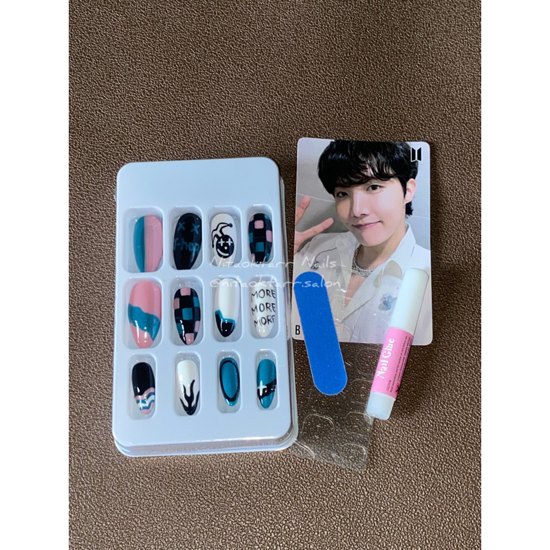 BTS Fake Nails J-HOPE