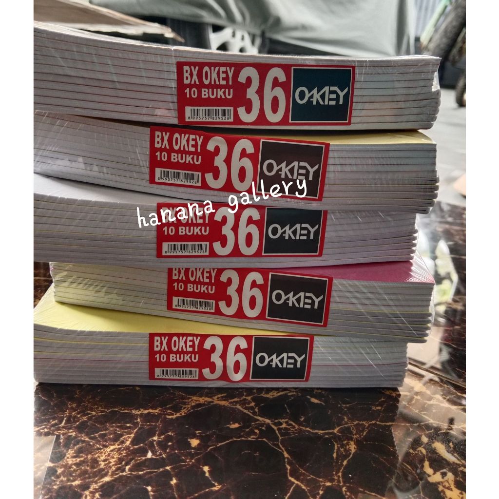 

Buku Tulis OKEY / VISION 36 lembar (1 pak isi 10 pcs)