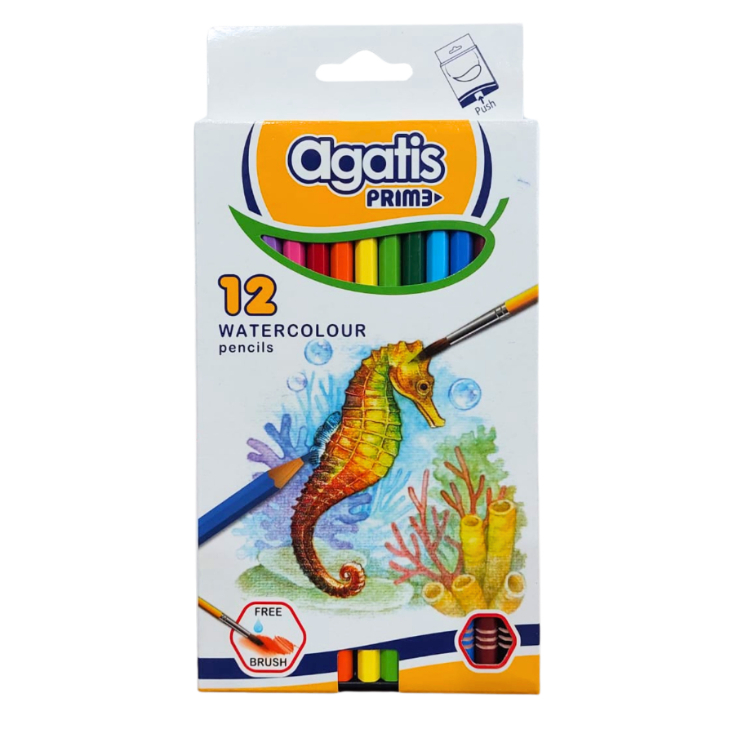 

TBMO Agatis Prime Watercolour Pencil 12 Warna / Pensil Warna PH-W-1201