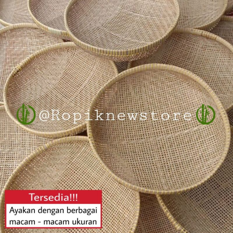 Tampah kalo bambu/Ayakan/Saringan [ Size Kecil ]
