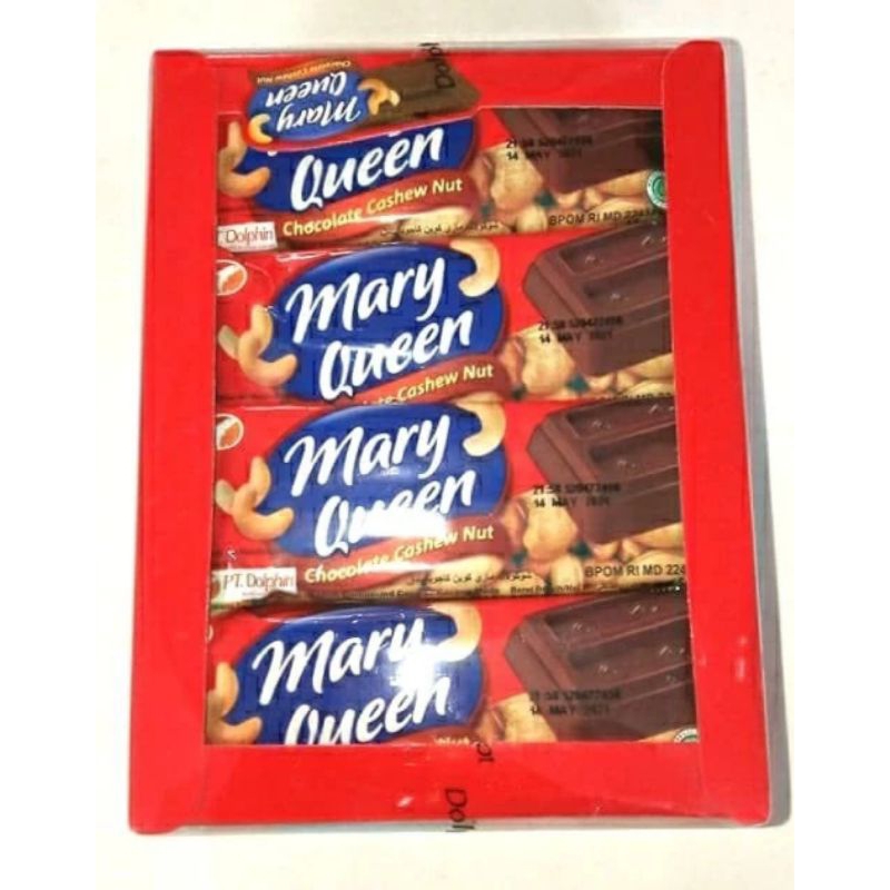 

Coklat Mary Queen Chocolate Cashew Nut (PerBox) isi 24pcs