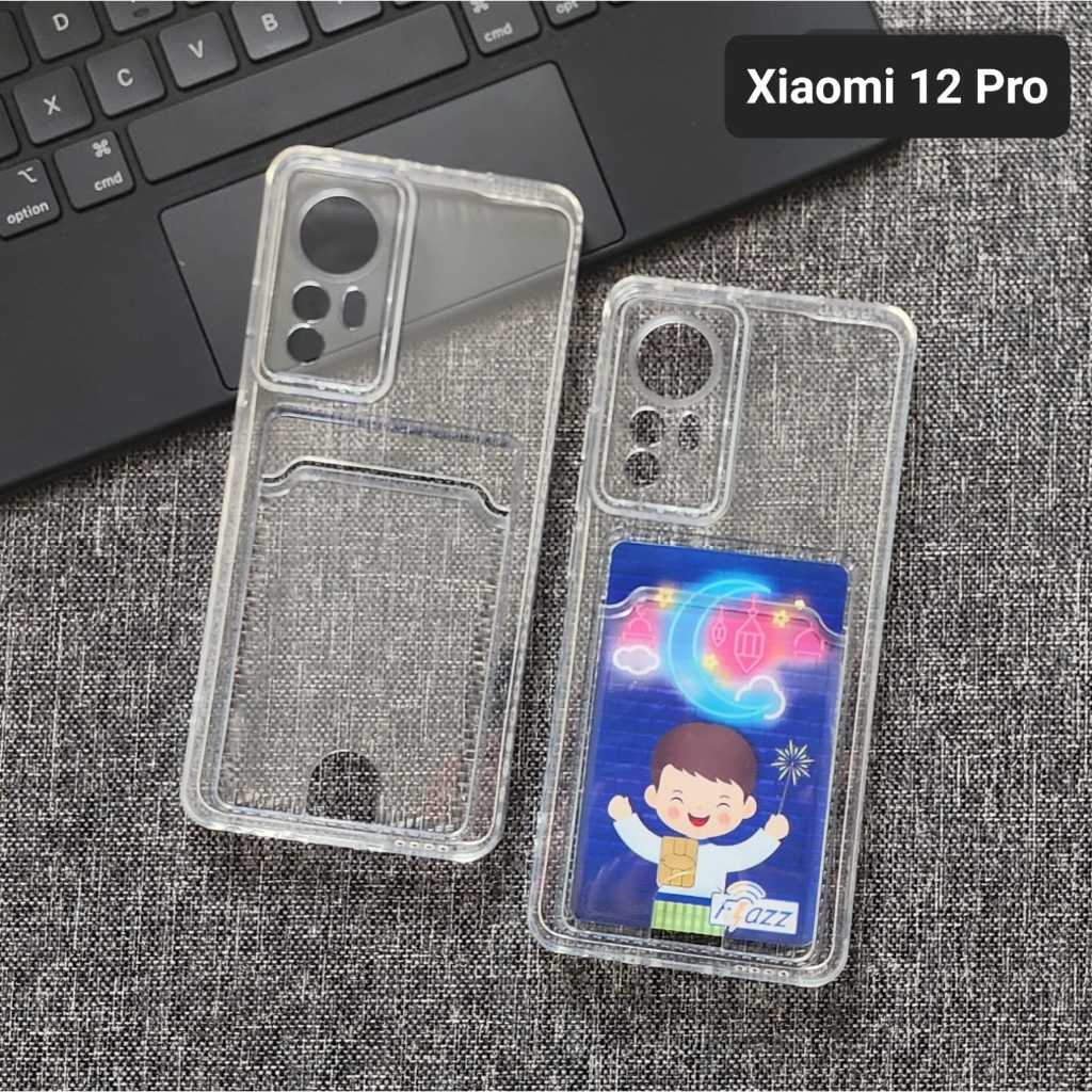 XIAOMI 12 LITE XIAOMI 12 PRO XIAOMI 12T XIAOMI 12T PRO CLEAR CARD CASE SLOT KARTU CASE XIAOMI 12 LIT