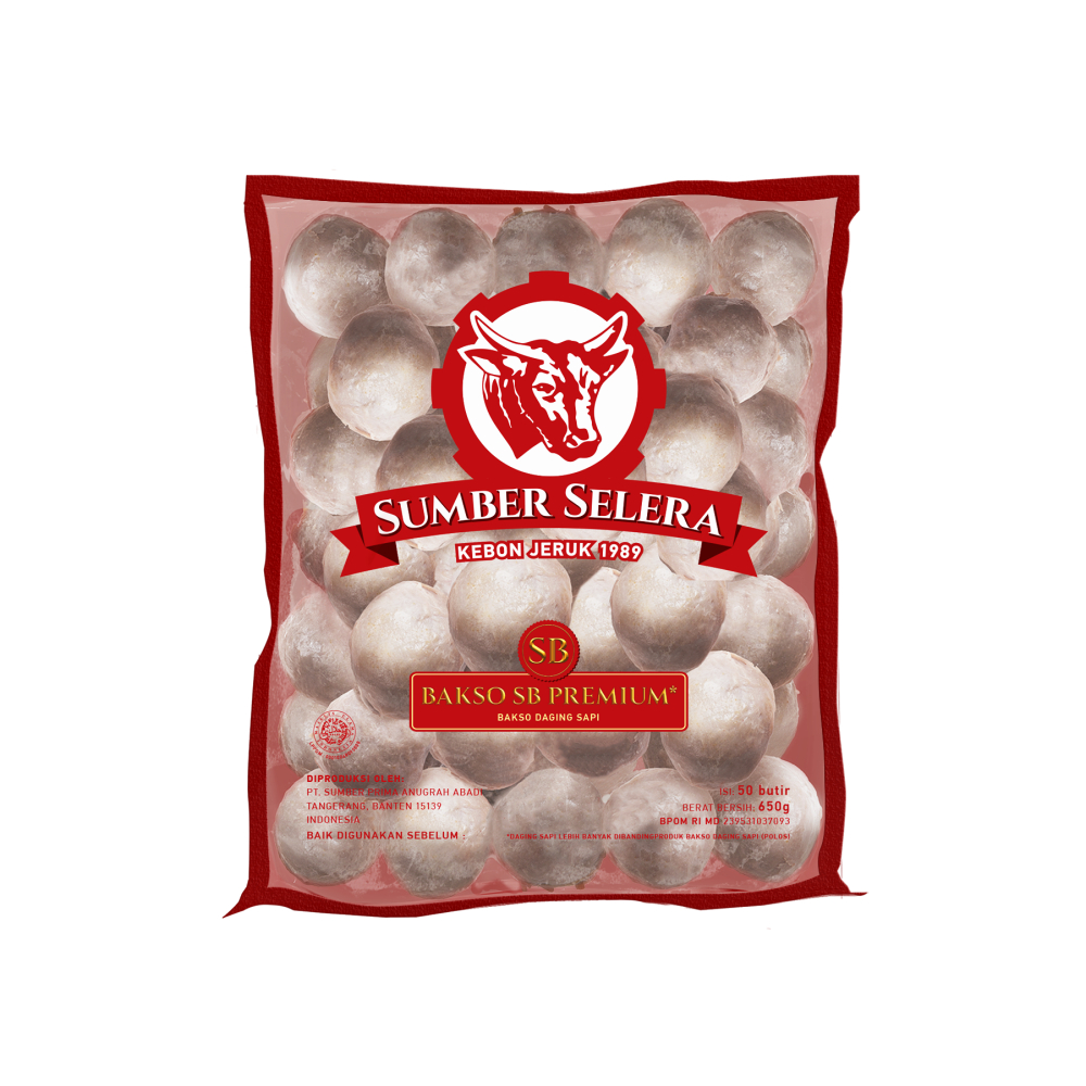 

Sumber Selera Bakso Sapi SB Premium / Kebon Jeruk 700 gr isi 50