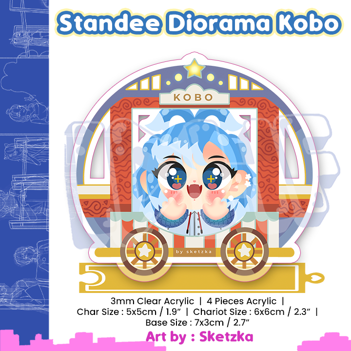 

Standee Diorama Kobo- Standee Hololive - Sketzka