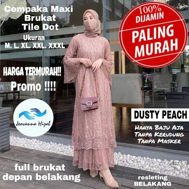 GAMIS CEMPAKA / BAJU KONDANGAN VIRAL / GAMIS PESTA MEWAH ELEGAN / GAMIS SERAGAMAN LEBARAN 2025
