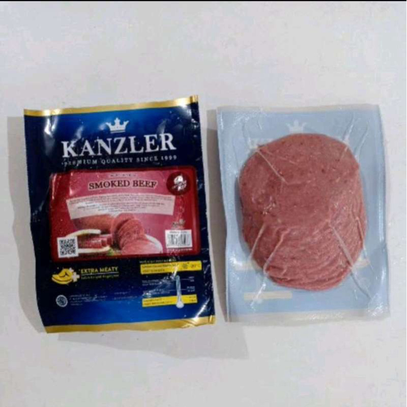 

Kanzler Smoked Beef 250 Gr - Daging Asap Iris Burger