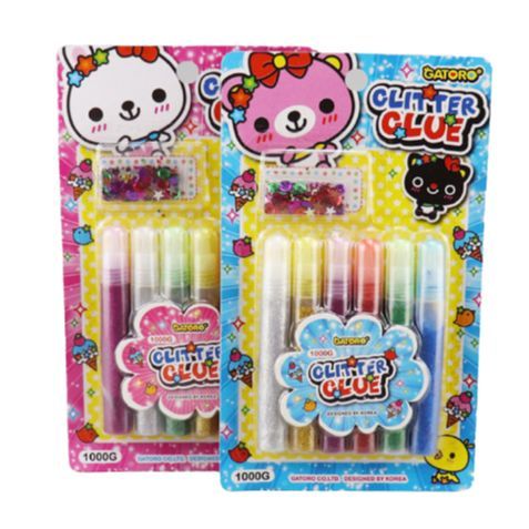 

Lem Glitter/Glitter glue 6 warna gatoro